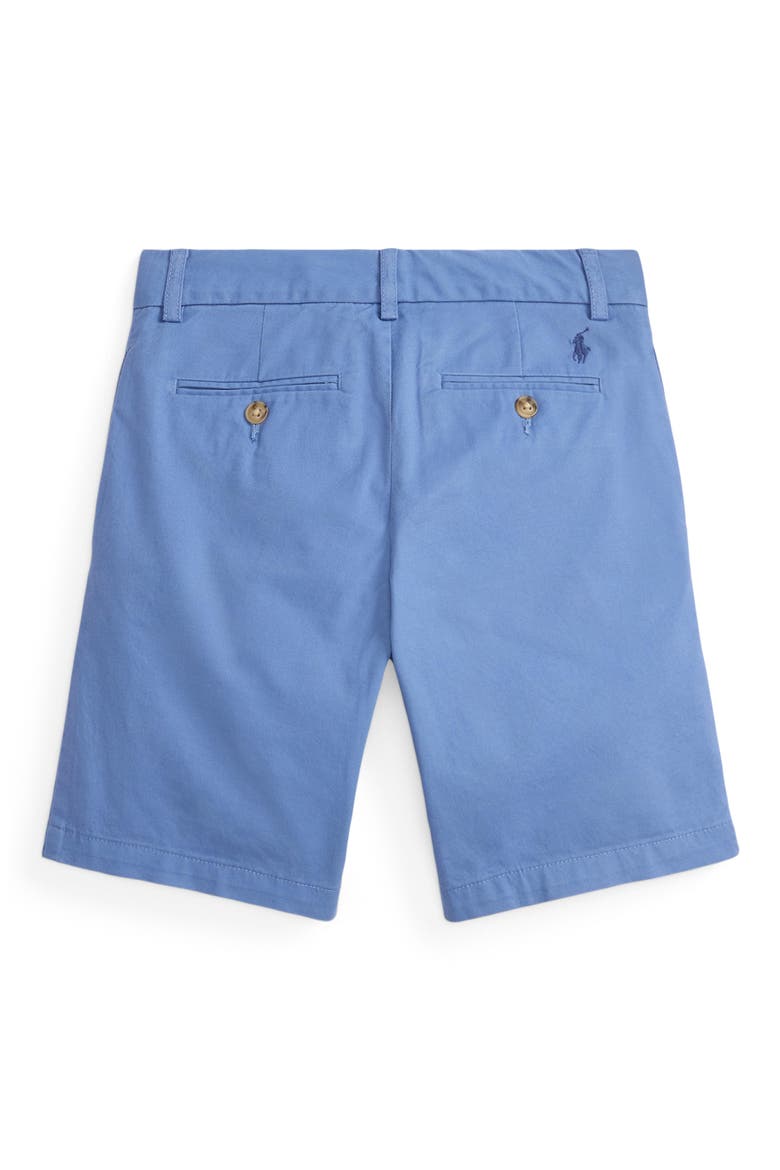 Kids' Preppy Stretch Twill Shorts, Alternate, color, NIMES BLUE