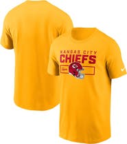 Nike Men's Nike Gold Kansas City Chiefs Primetime Helmet Essential T-Shirt
