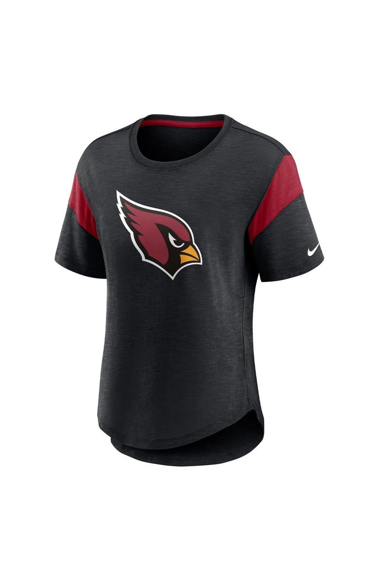 Nike Women's Nike Heather Black Arizona Cardinals Primary Logo Fashion Top, Alternate, color, Heather Black
