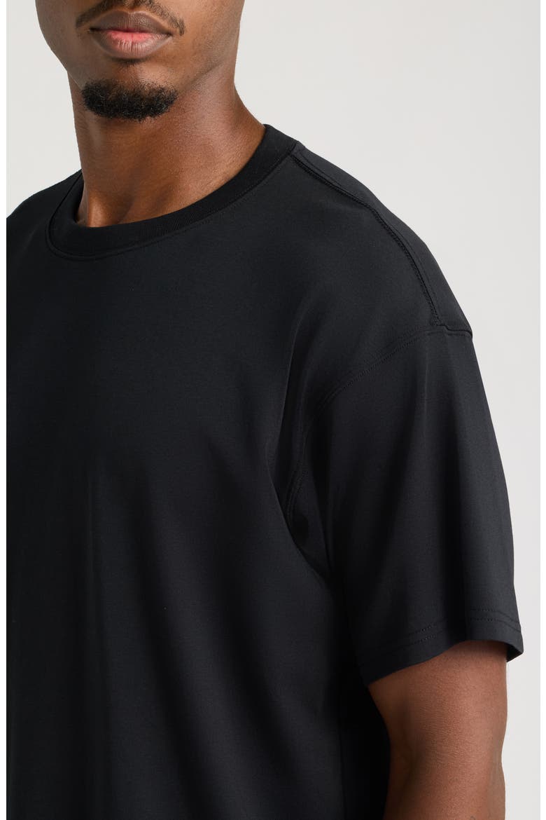 Base Cotton T-Shirt, Alternate, color, BLACK