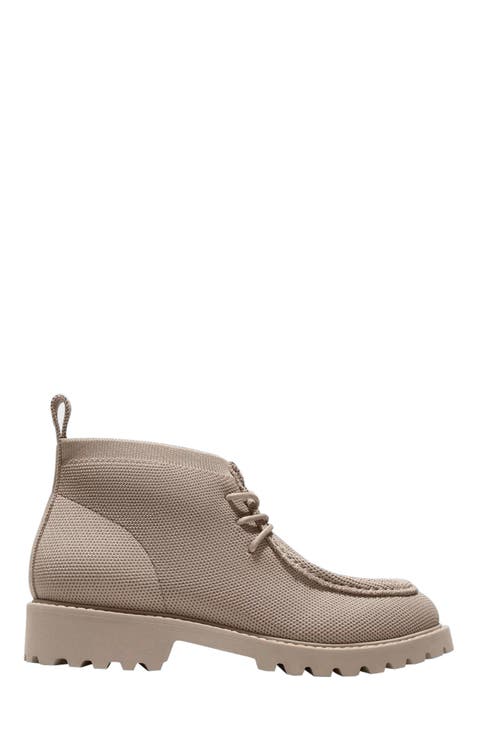 Round-Toe Lug Sole Ankle Boots (Francis)