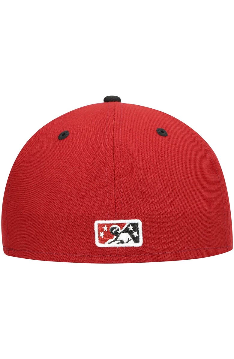 New Era Men's New Era Red Altoona Curve Authentic Collection Team Alternate 59FIFTY Fitted Hat, Alternate, color,