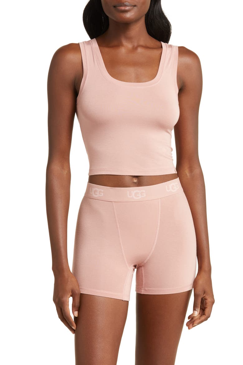 Adrianne Crop Tank, Main, color, BLUS