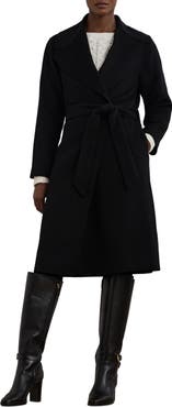 Lauren Ralph Lauren Tie Belt Wrap Coat