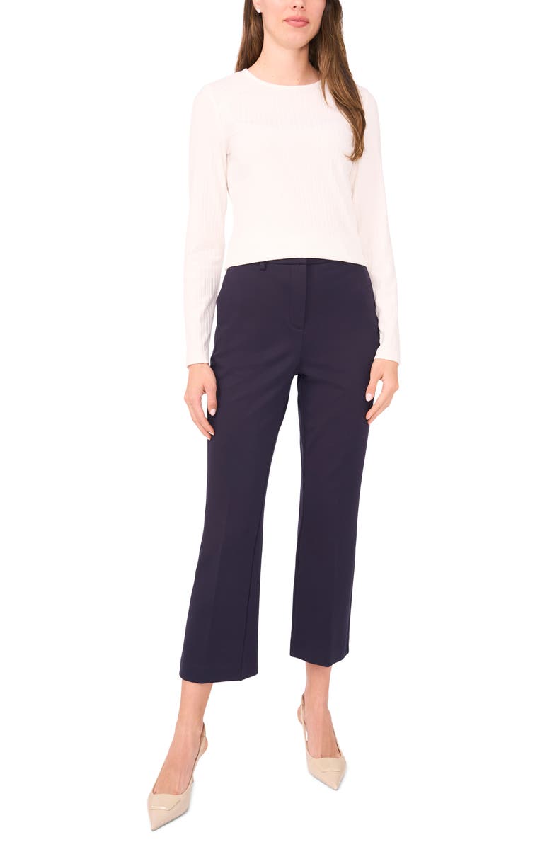 Halogen<sup>®</sup> Fitted Raglan Sleeve Knit Top, Alternate, color, New Ivory