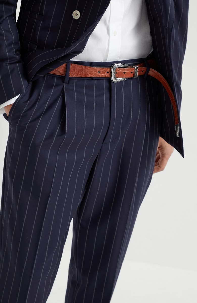 Brunello Cucinelli Chalk stripe trousers, Alternate, color,