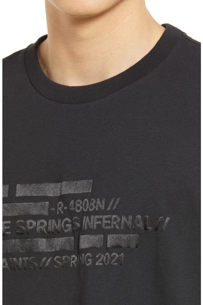 Men's Silas Graphic Tee, Alternate, color, JET BLACK