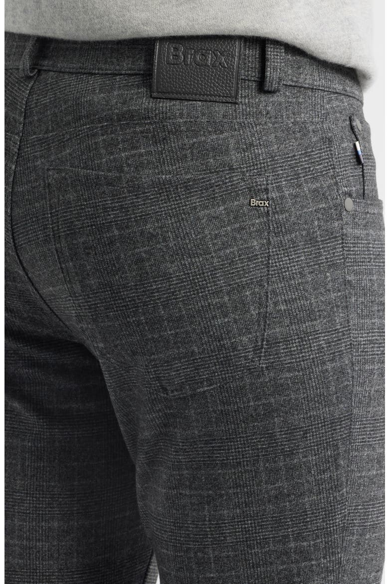 Chuck Hi Flex Plaid Modern Fit Five-Pocket Pants, Alternate, color, ELEFANT
