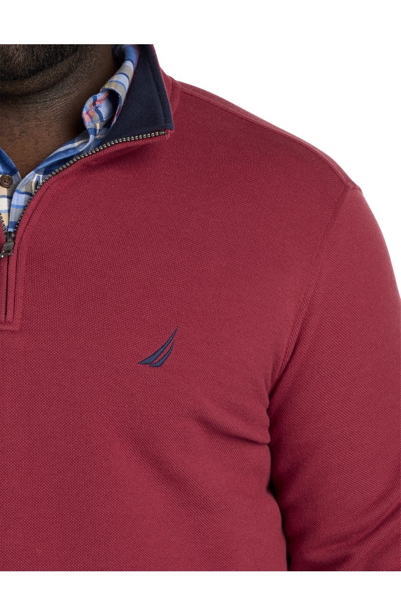 Nautica Big & Tall Navtech 1/4-Zip Fleece Pullover, Alternate, color, 