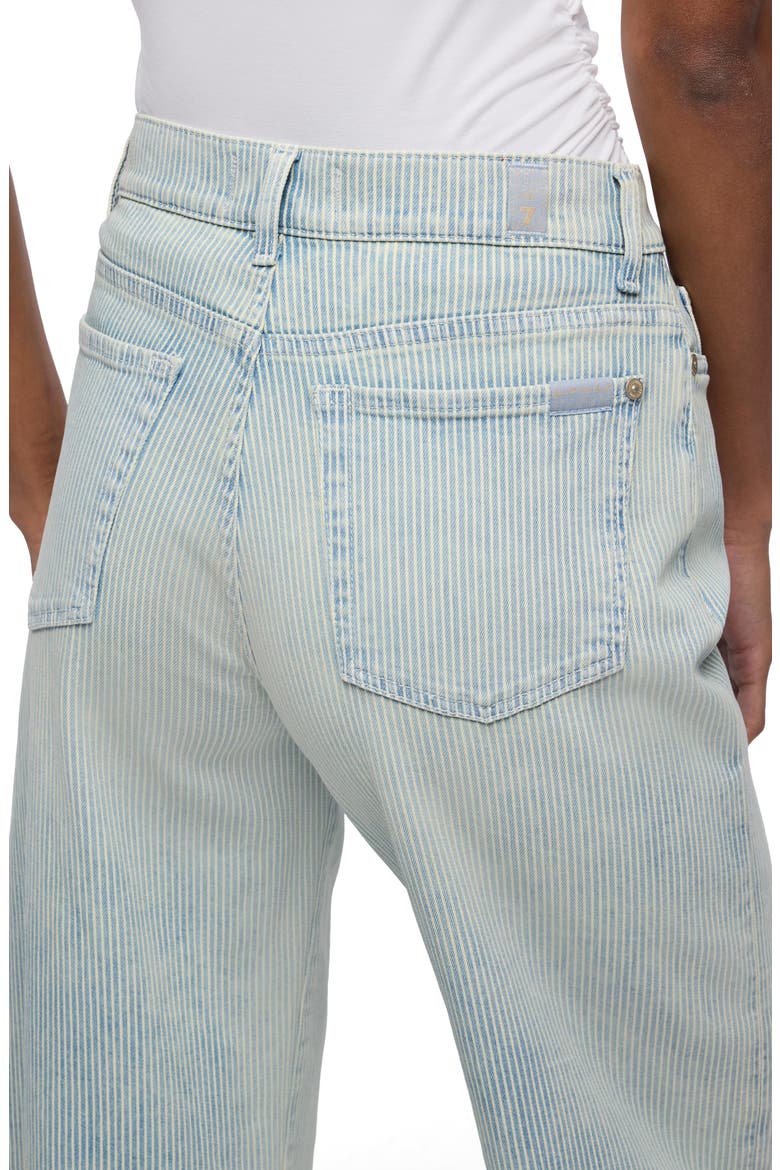 Lotta High Waist Wide Leg Jeans, Alternate, color, STRIPES