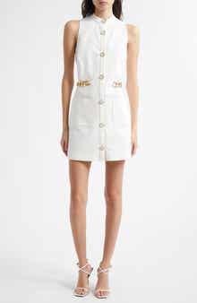 Ramy Brook Eliza Chain Accent Sleeveless Minidress