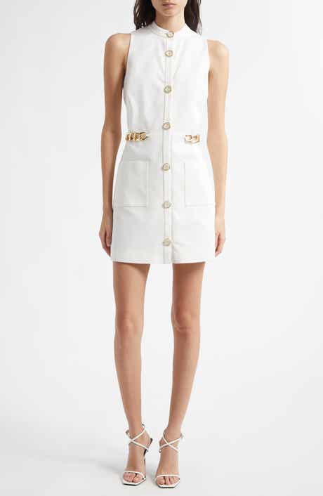 Ramy Brook Eliza Chain Accent Sleeveless Minidress