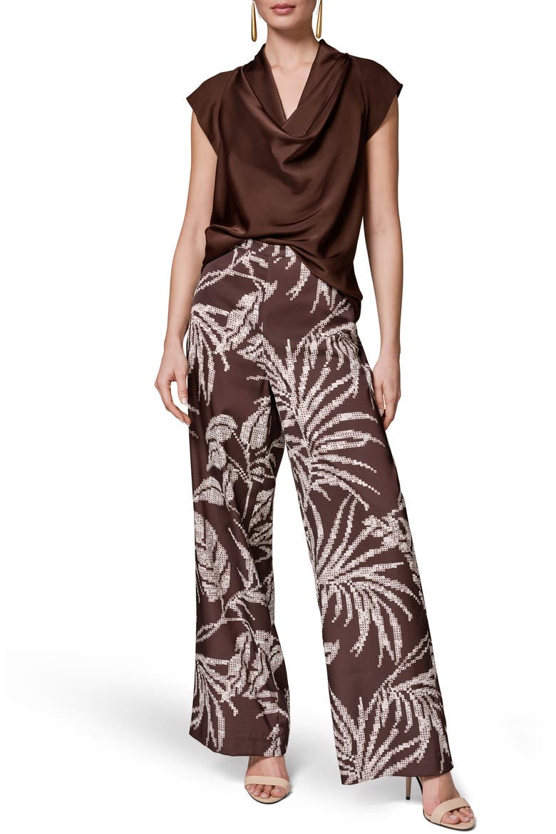 Print Wide Leg Pants, Alternate, color, CANYON MULTI
