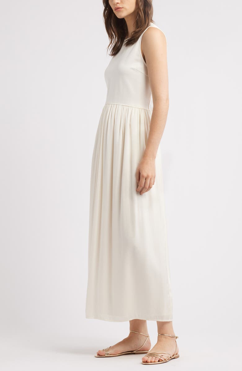 Sleeveless Mixed Media Dress