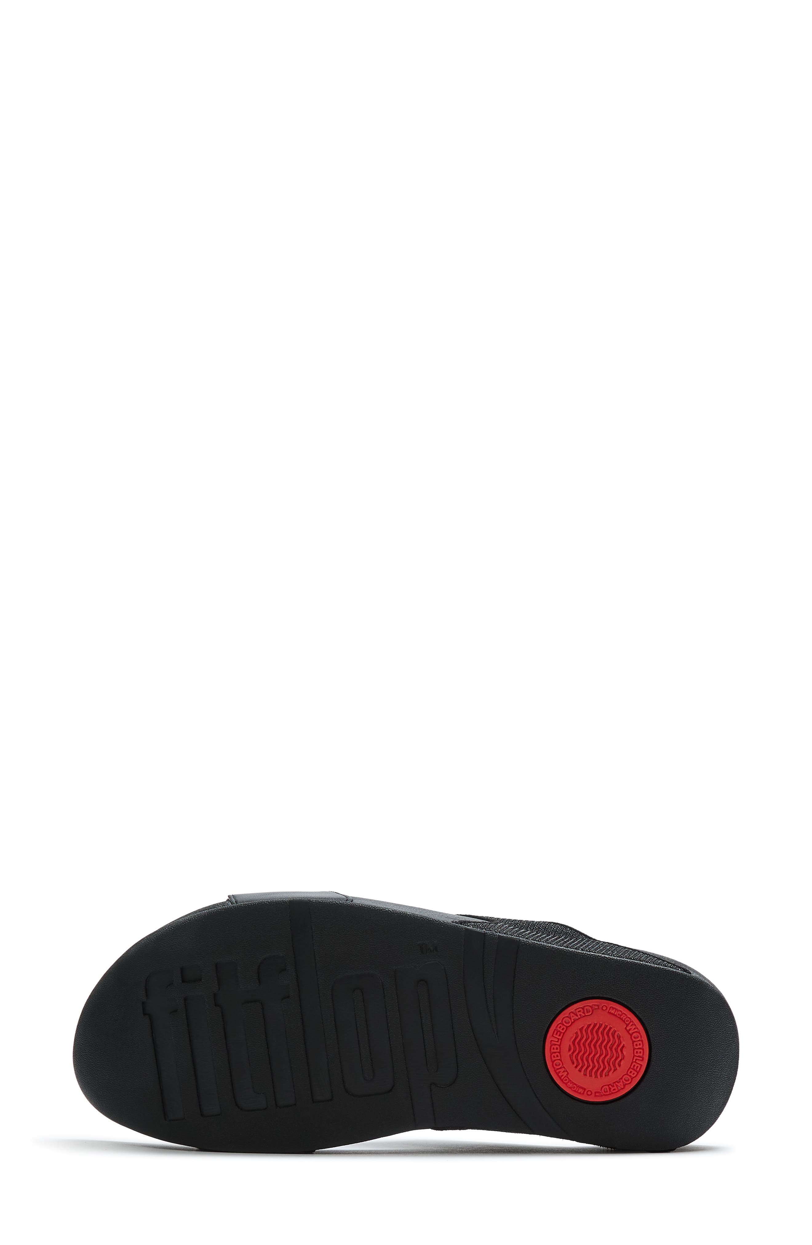 FitFlop Lulu ShimmerGlitz Slide Sandal, Alternate, color, Black