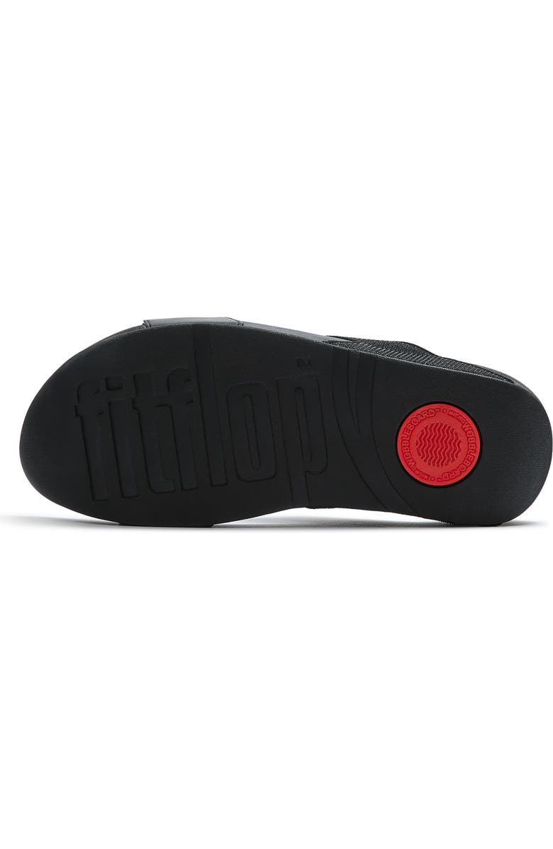 FitFlop Lulu ShimmerGlitz Slide Sandal, Alternate, color, Black