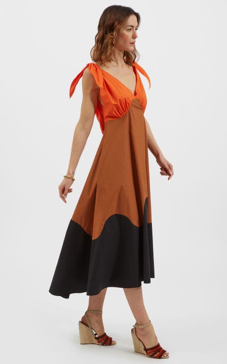 High Tide Dress Coral