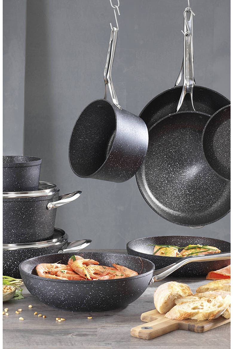 IRONROC™ 3.3 Qt Saucepan with Lid, Alternate, color, BLACK