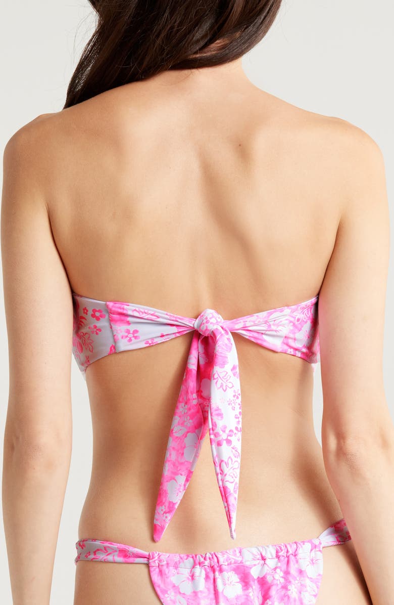 Kulani Kinis Strapless Bandeau Bikini Top, Alternate, color, Island Blush