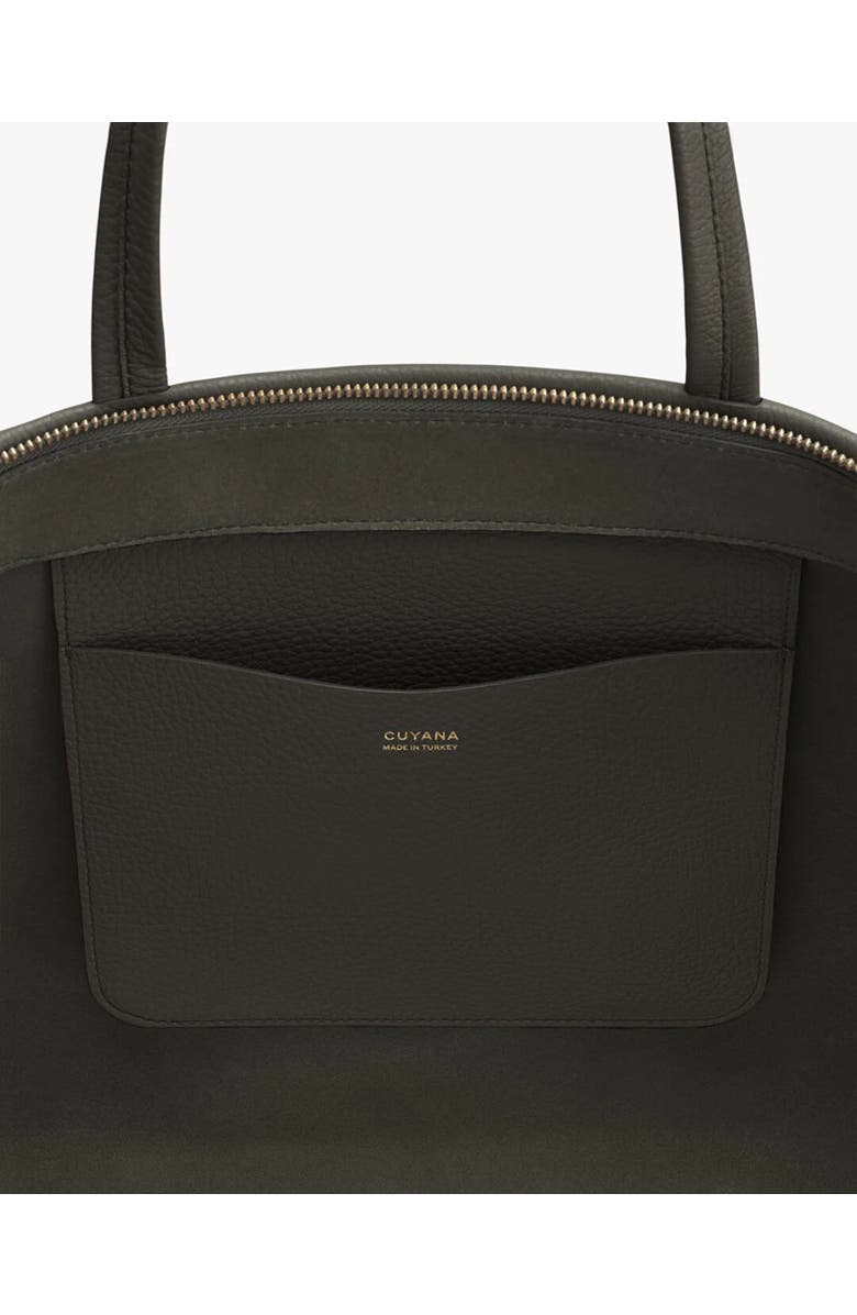 Cuyana Classic Easy Zipper Tote, Alternate, color, Dark Olive