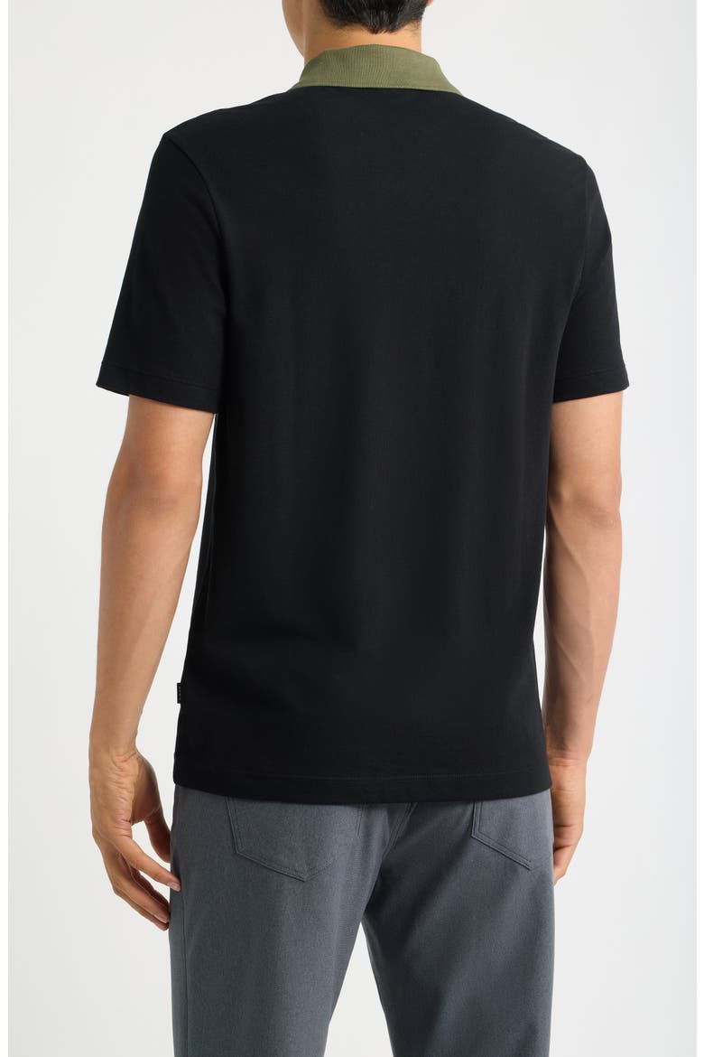 Parlay Cotton Polo, Alternate, color, BLACK