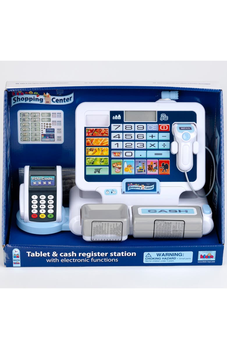 Theo Klein Shopping Center, Tablet & Cash Register Station, Alternate, color, Multicolored