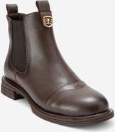Forever & Always Shoes Sidney Leather Buckled Chelsea Boot