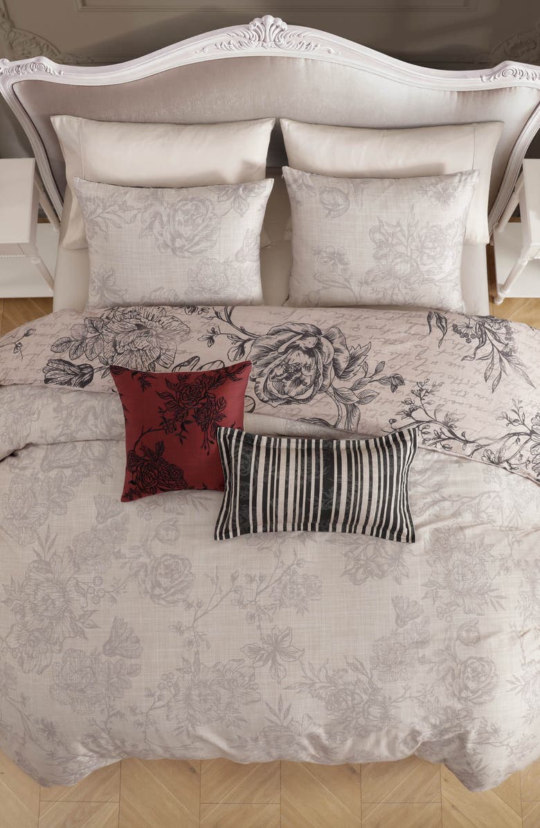 Bebejan French Cotton Sateen Comforter Set, Alternate, color, Brown