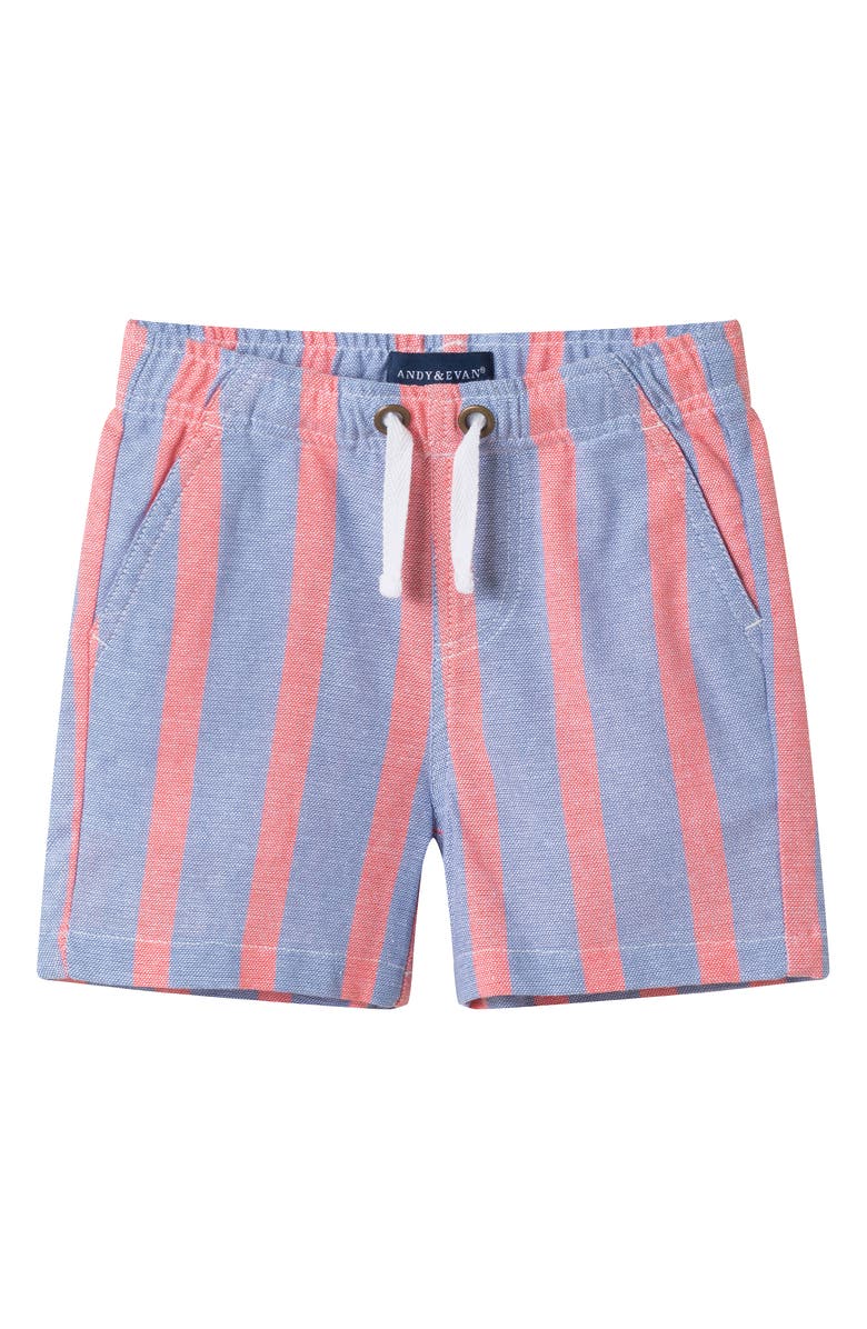 Andy & Evan Cabana Woven Shirt & Shorts Set, Alternate, color, 