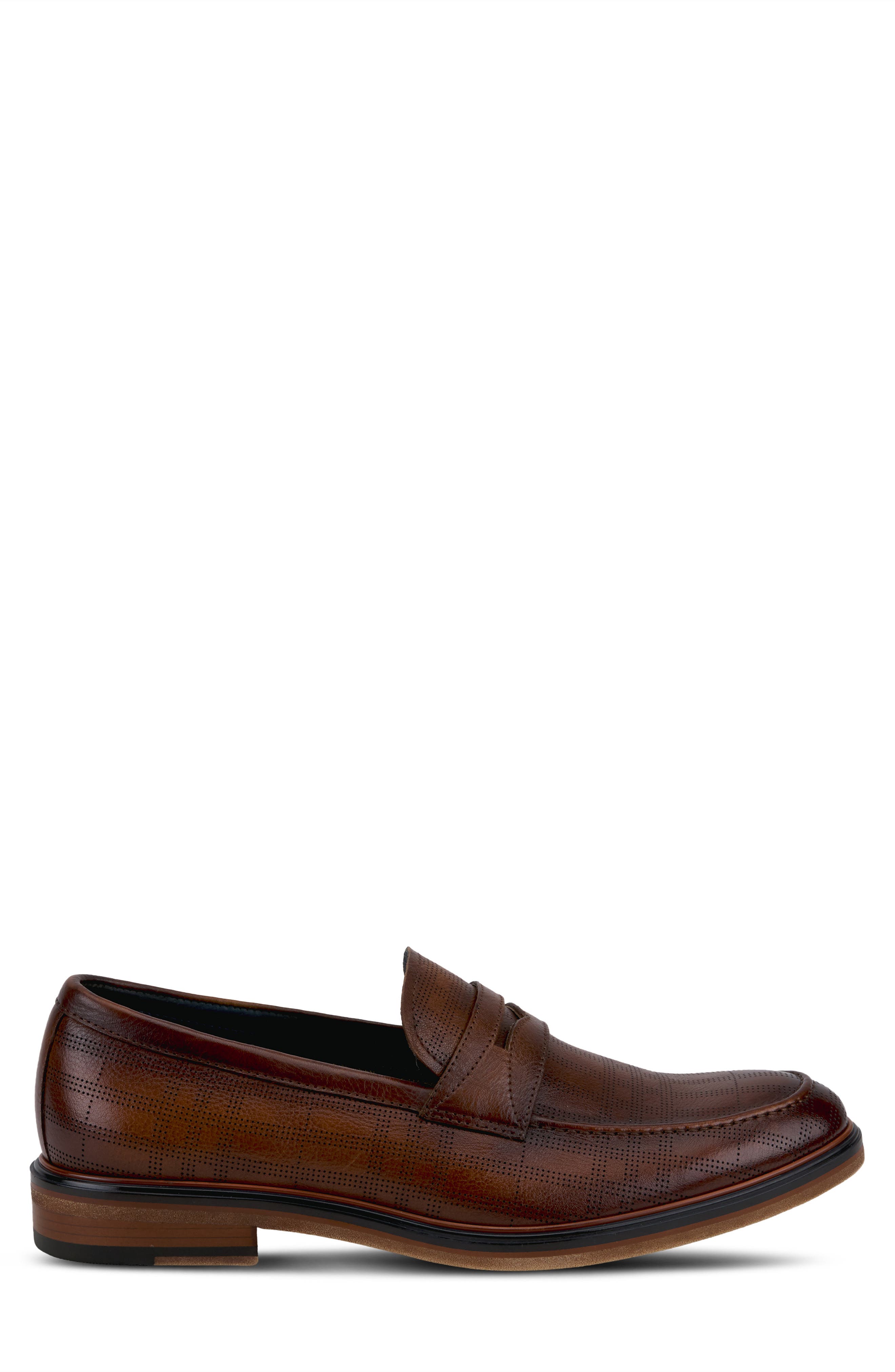 Spring Step Brando Leather Penny Loafer, Alternate, color, Cognac