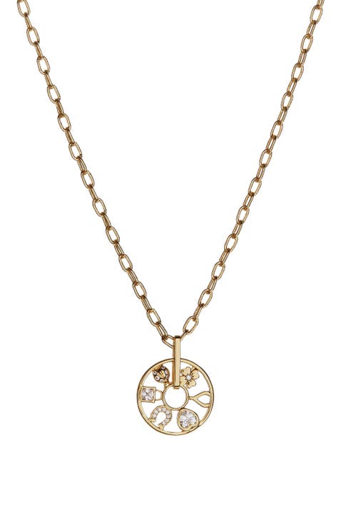Love Luck Wheel Necklace