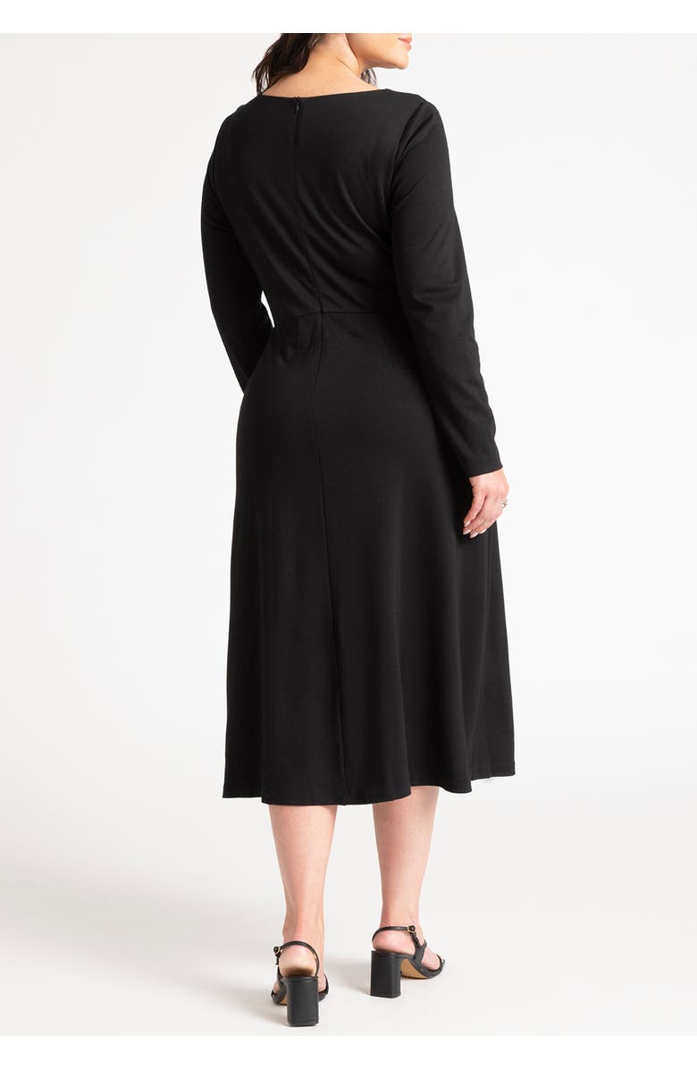 ELOQUII Wide Sleeve Maxi Sweater Dress, Alternate, color, Pale Moss