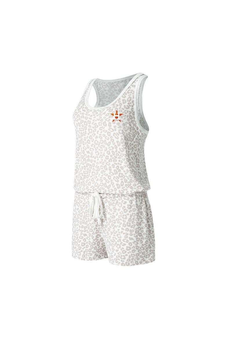 Women's Concepts Sport Cream Houston Astros Montana Hacci Knit Romper, Alternate, color, Cream