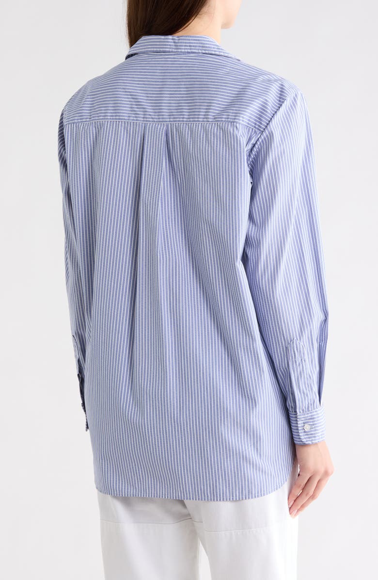 Frank & Eileen Stripe Cotton Button-Up Shirt, Alternate, color, Blue White Stripe