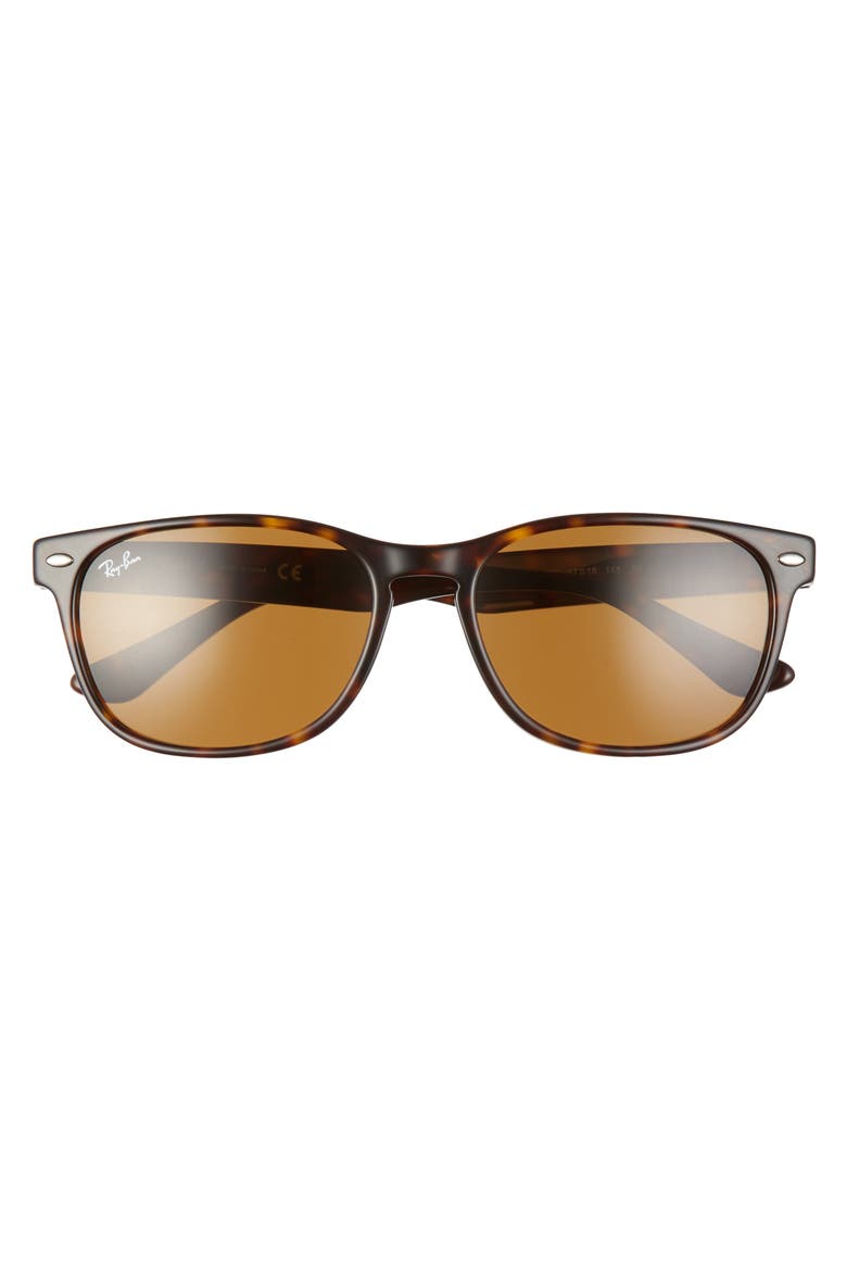 57mm Square Sunglasses, Alternate, color, HAVANA