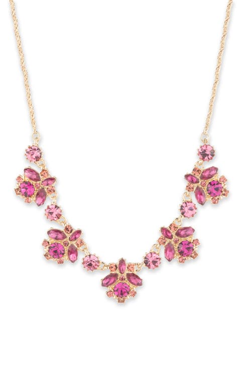 Replenishment Mixed Cut Crystal Frontal Necklace