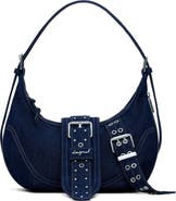 Desigual Belted Denim Shoulder Bag