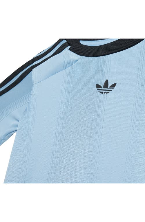 Adidas Originals Adidas Jacquard T-shirt & Shorts Set In Blue
