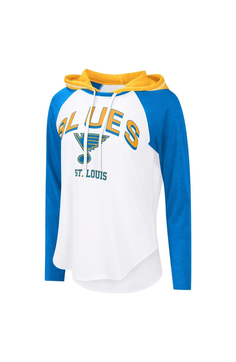G-III 4HER BY CARL BANKS Women's G-III 4Her by Carl Banks  White St. Louis Blues MVP Hooded Long-Sleeve T-Shirt, Alternate, color, White