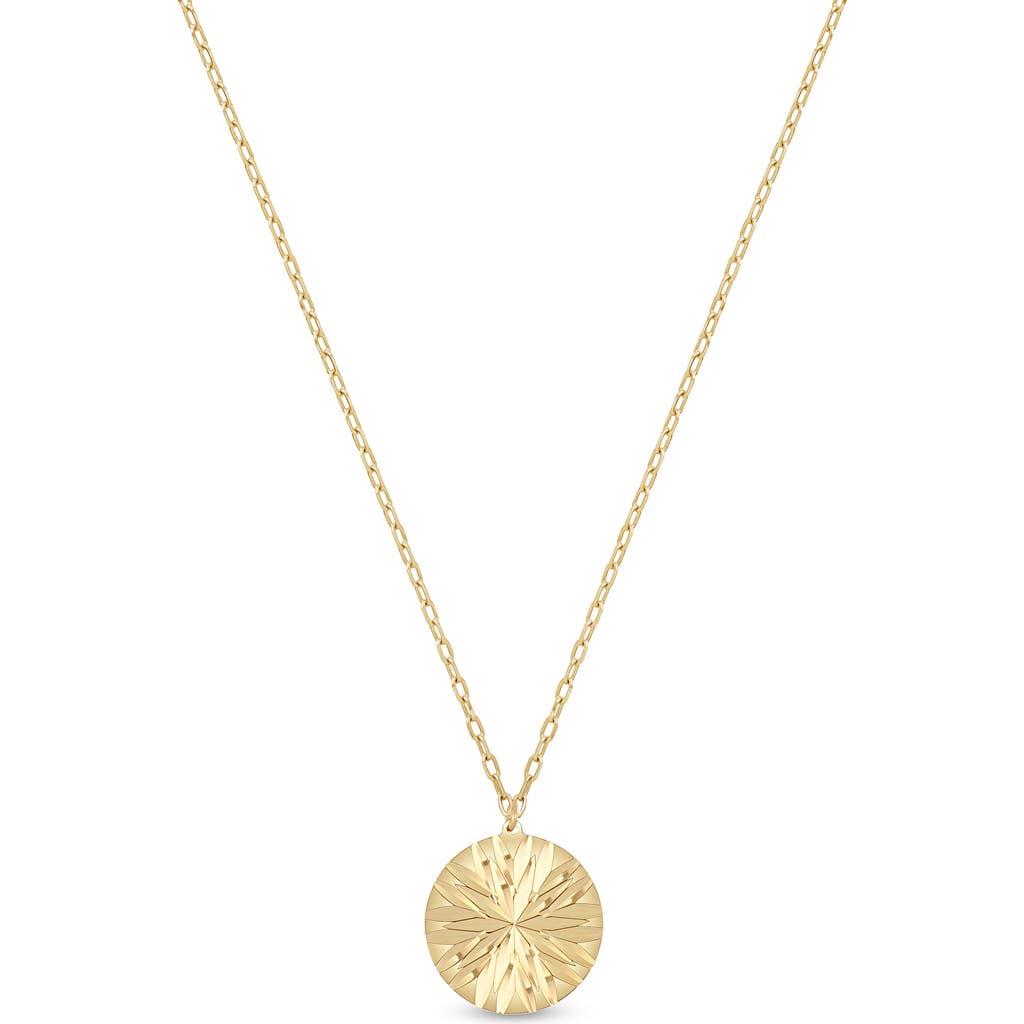 Bony Levy 14k Gold Medallion Pendant Necklace In Gold