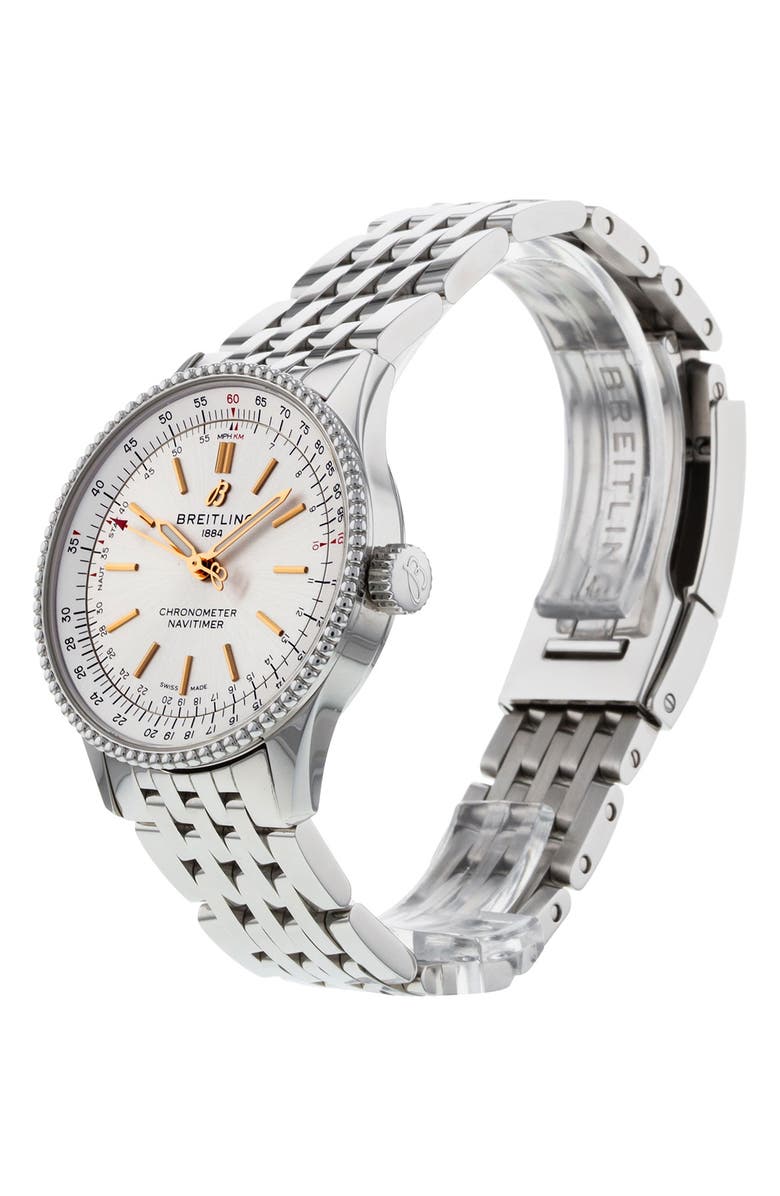 Watchfinder & Co. Breitling Preowned 2021 Navitimer Automatic 35 Bracelet Watch, Alternate, color,