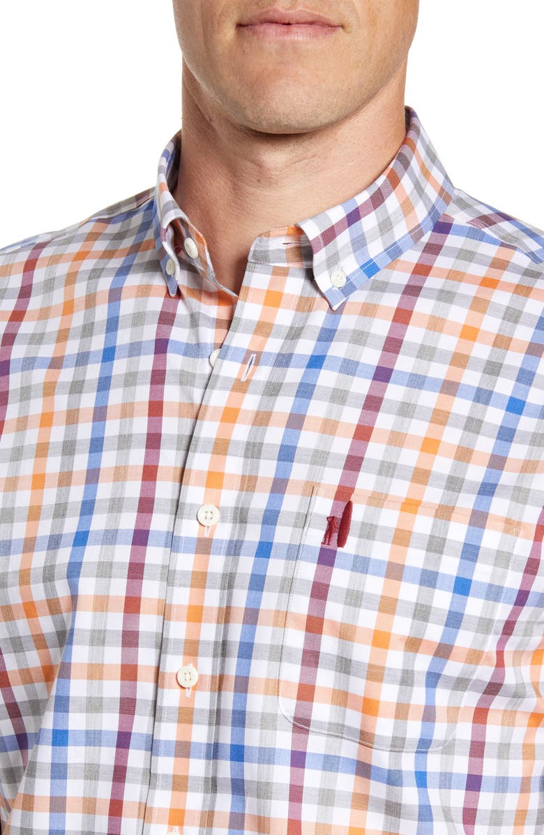 johnnie-O Jackson Check Button-Down Shirt, Alternate, color,