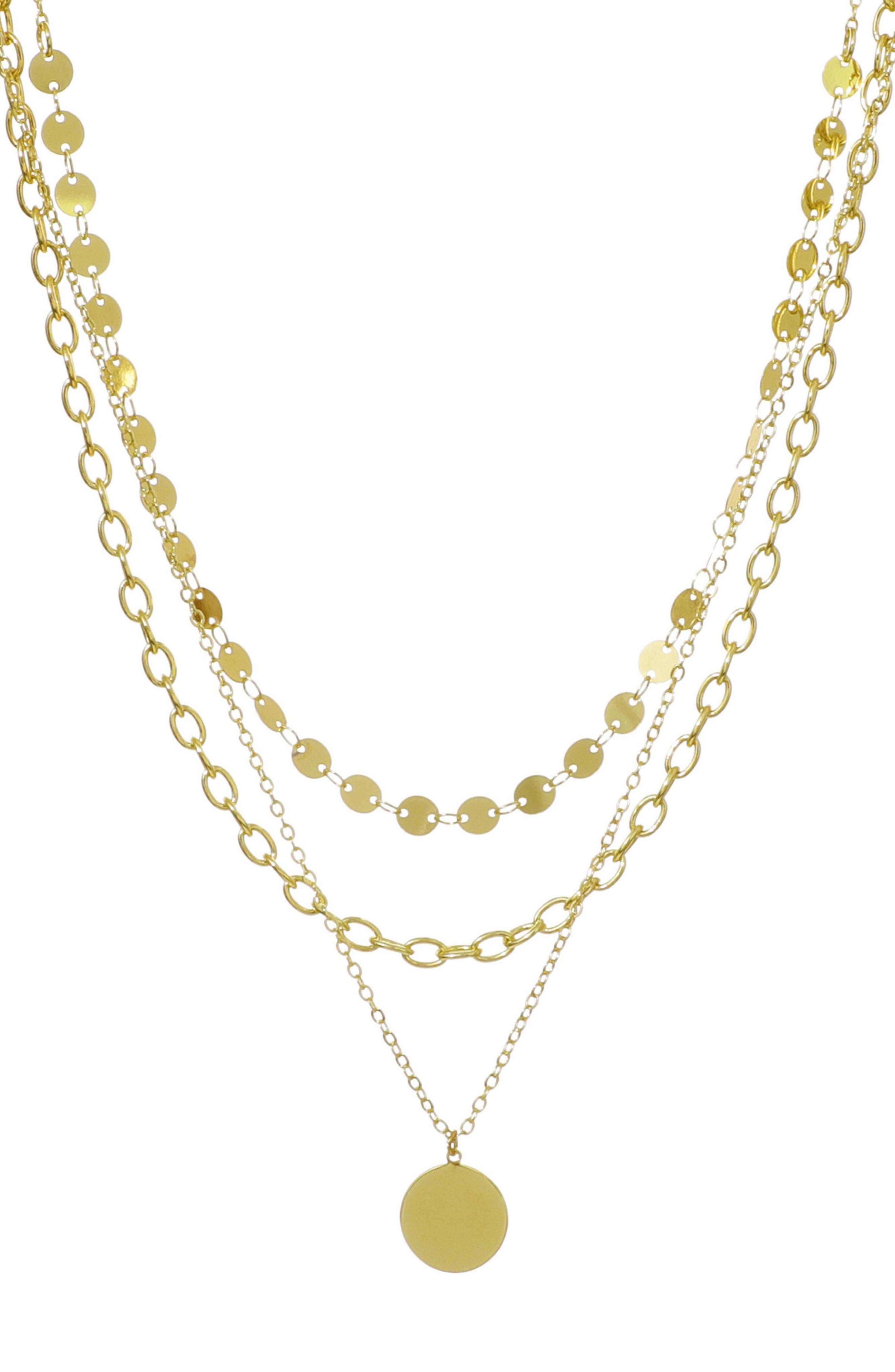Adornia Set of 3 Assorted Chain Necklaces