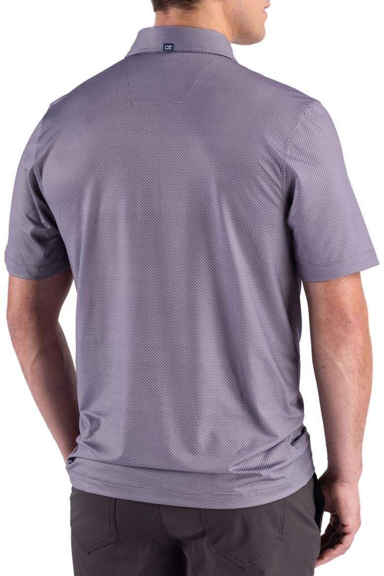 Pike Microprint Epic Confidence Performance Polo, Alternate, color, BLACK