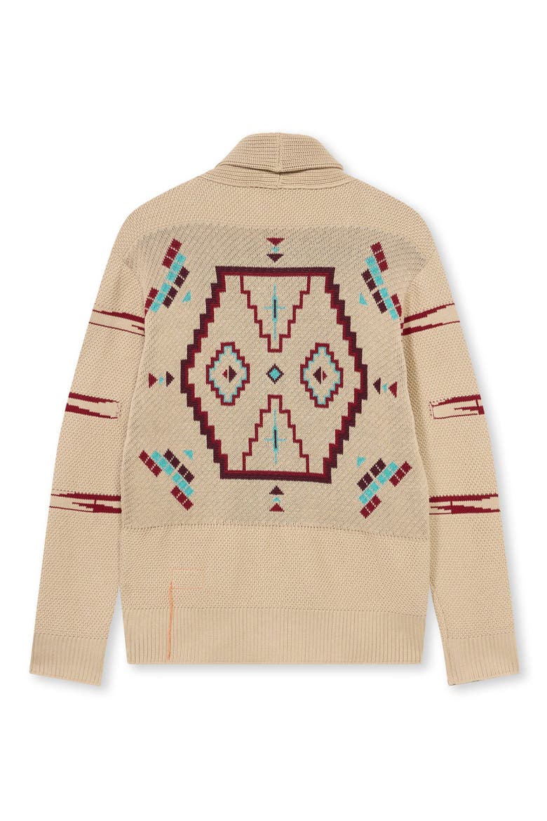 Henryc Navajo Cotton Cardigan, Alternate, color, Navajo