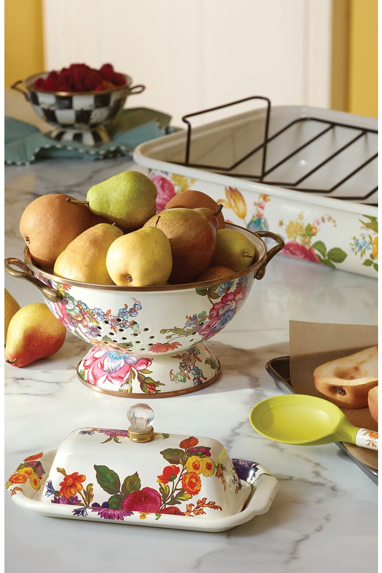 Flower Market Large Colander, Alternate, color, MULTI