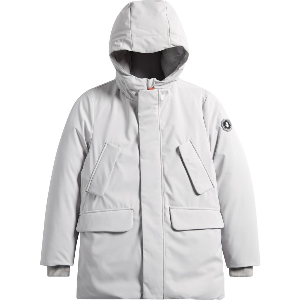Save The Duck Kids' Theo Hooded Jacket In Gray