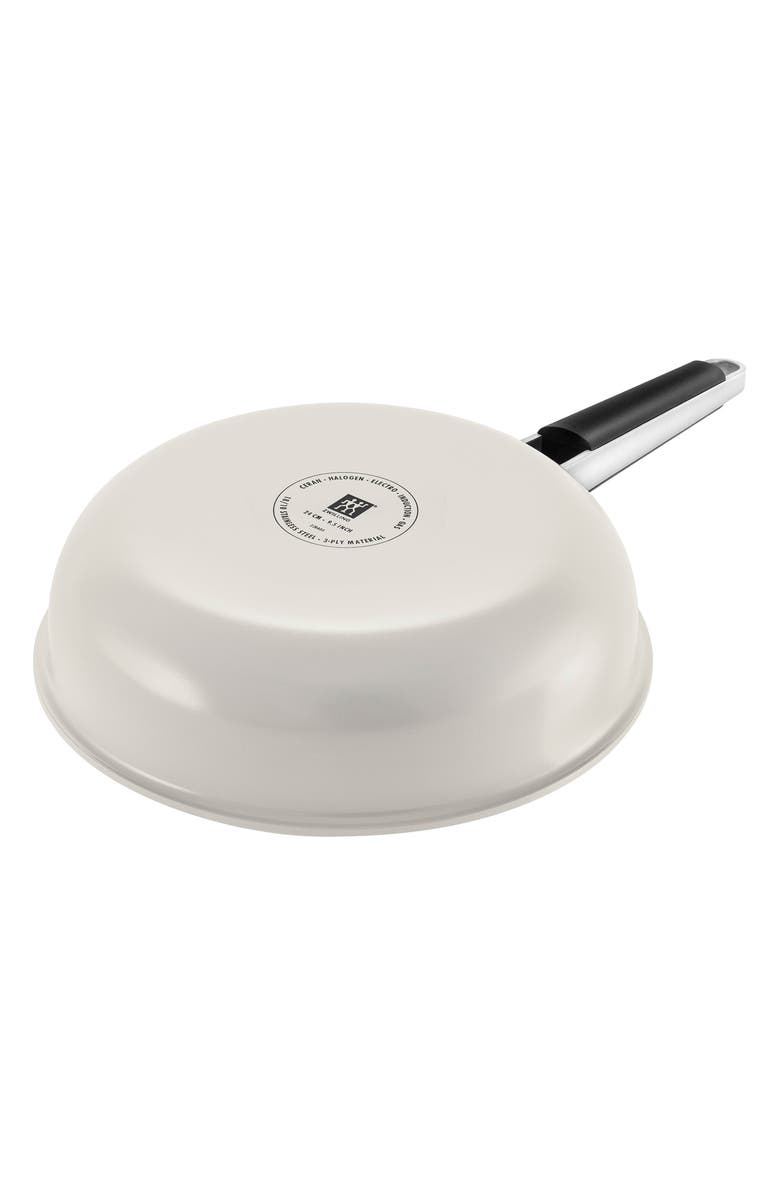 ZWILLING Pure 11-Inch Stainless Steel Ivory Sauté Pan, Alternate, color, Ivory White
