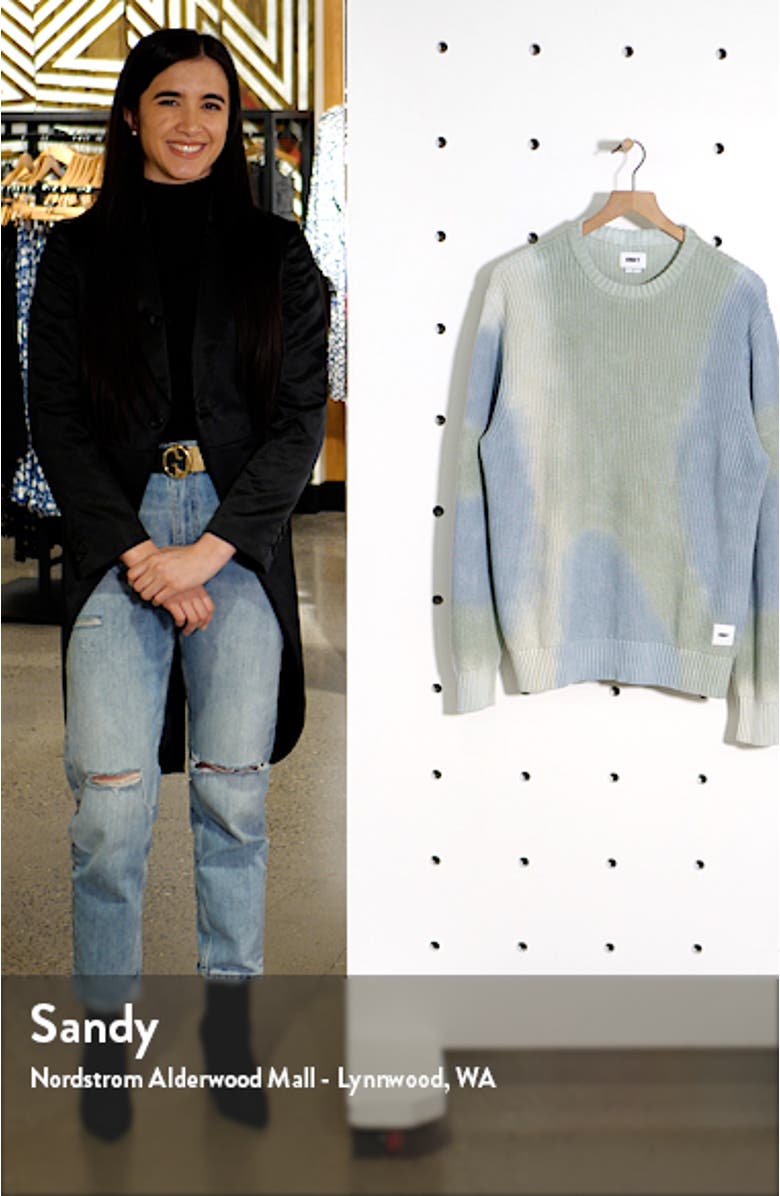 Tie Dye Organic Cotton Sweater, sales video thumbnail