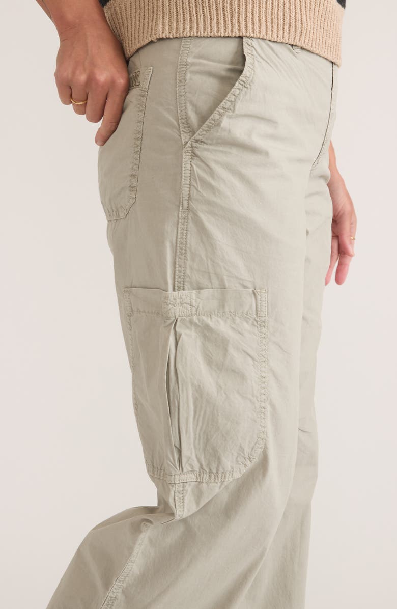 Marine Layer Wide Leg Cargo Pants, Alternate, color, Shadow